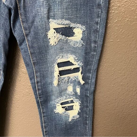 Judy Blue Denim Patch Jean #8864 - Picture 9 of 16